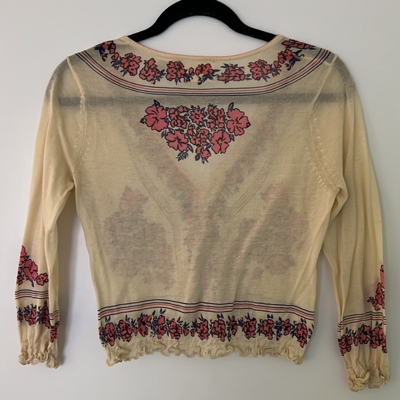 Sheer cardigan sweater top - Picture 2 of 3